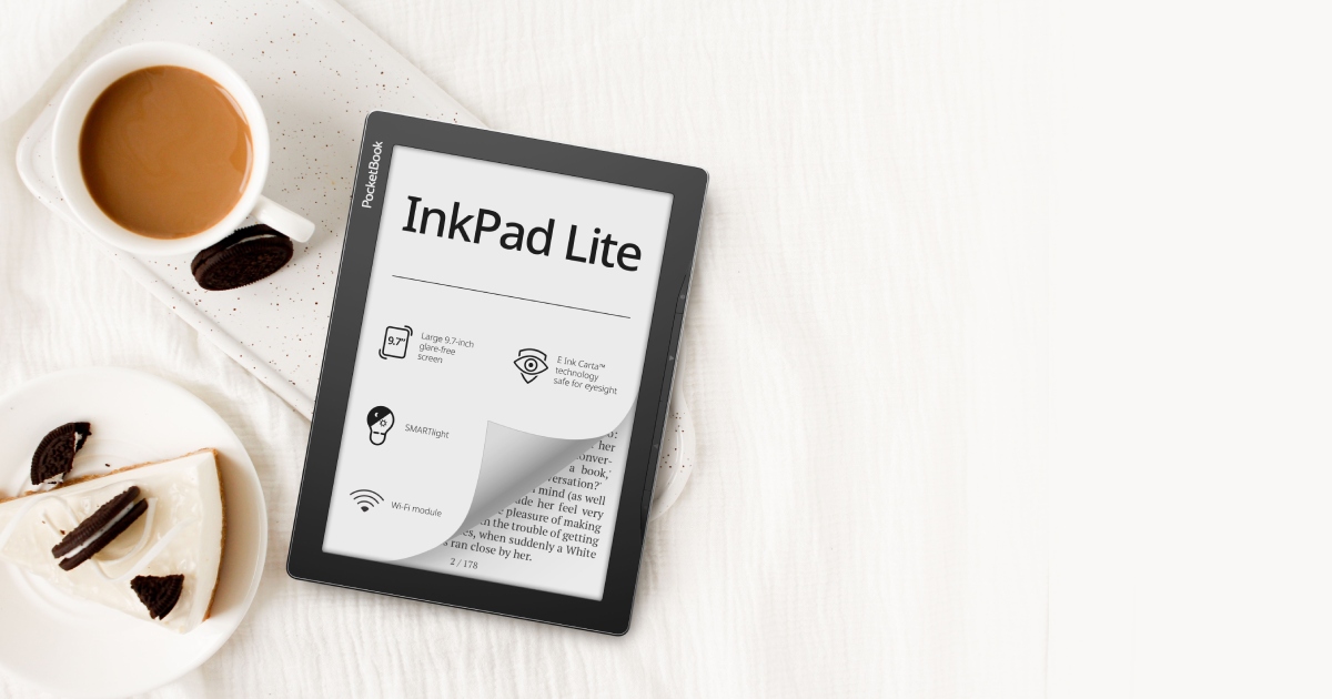 Nuevo PocketBook InkPad Lite: confort asequible con una pantalla de grandes dimensiones